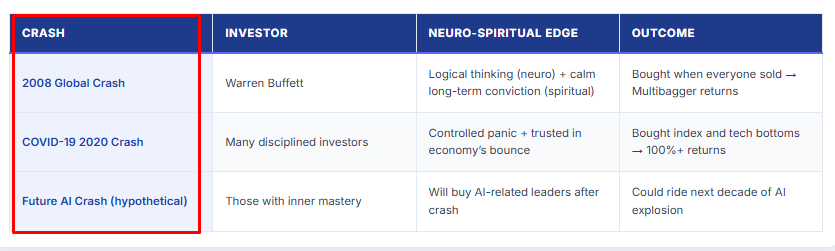 How do Neuroscience and spirituality create millionaires by trading and investing